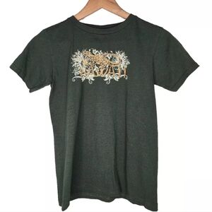 Suna Hawaii Tee in Green Size L
